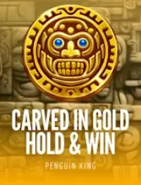 carved in gold hold and win - logo