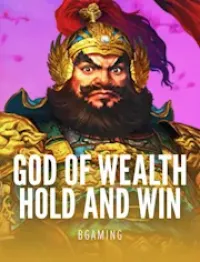 god of wealth hold and win game logo
